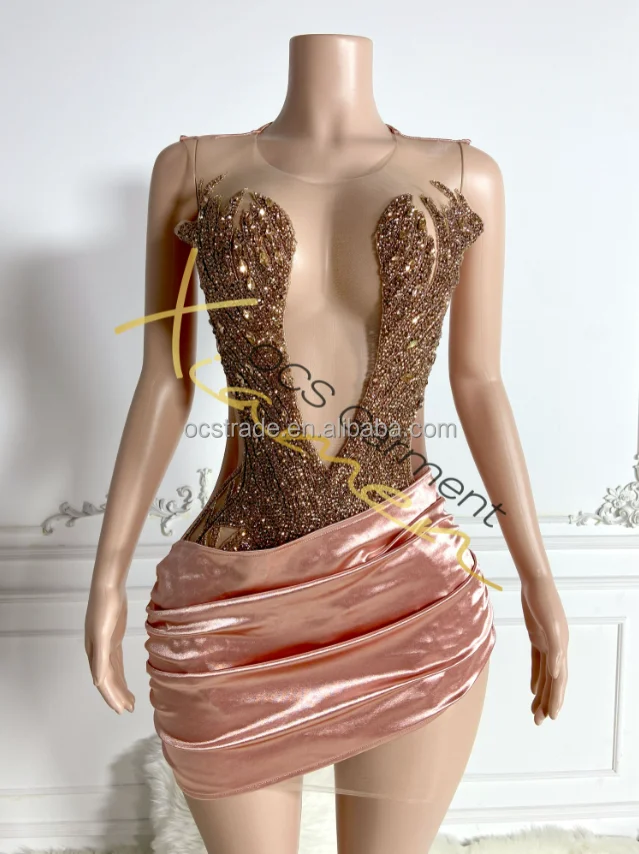 Ocstrade Vestidos Robes De Club Sparkly Rose Gold Rhinestone Costume Dress Custom Hollow Out Mini Bodycon Dress Slim Party Club| Alibaba.com Ocstrade Vestidos Robes De Club Sparkly Rose Gold Rhinestone Costume Dress Custom Hollow Out Mini Bodycon Dress Slim Party Club| Alibaba.com