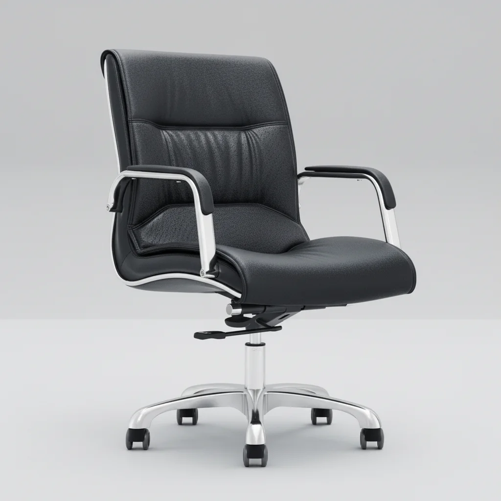 Modern Design Ergonomic Leather Executive Office Chair with Adjustable Height 3