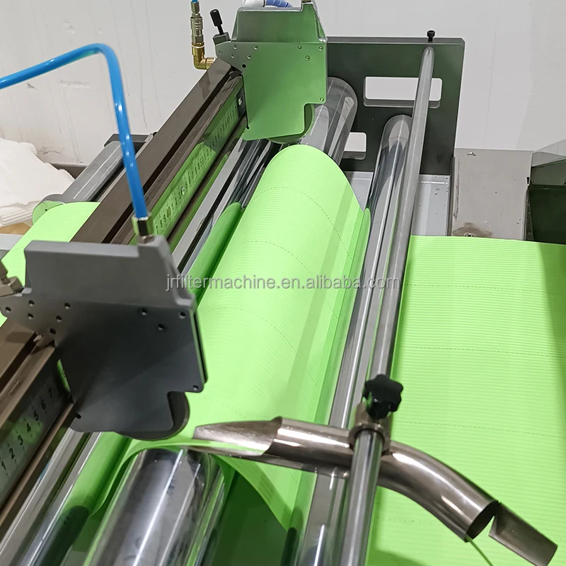 Newest Generation Rotary Type Paper Pleating Machine for Truck Air Filter Production Line HDAF Paper Folding Machine