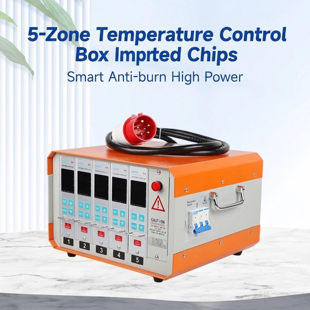 SOFSI 5-Group Burning Hot Runner Temperature Control Box S-5 Intelligent Anti Plug-in LCD PID Industrial Thermostat ODM/OEM