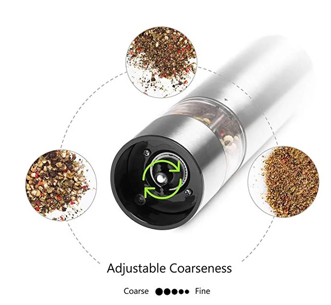 Manufactures Hot Selling Electric Salt And Pepper Grinder Set Battery ...