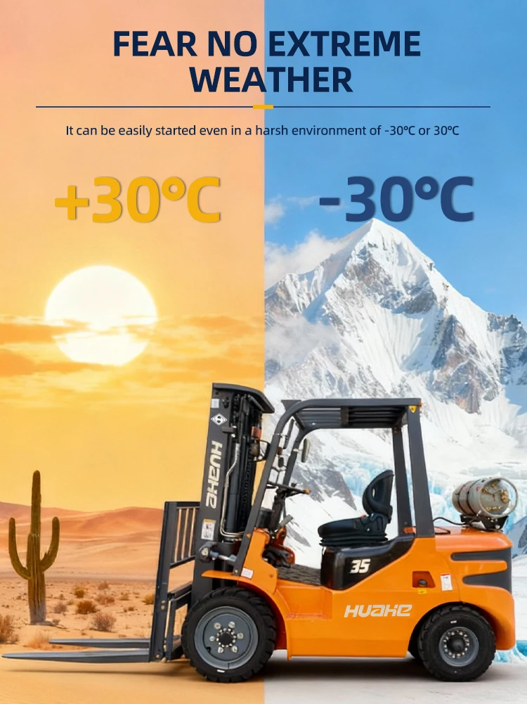 China Factory   3 Ton Lpg/gasoline  Forklift with Competitive Price