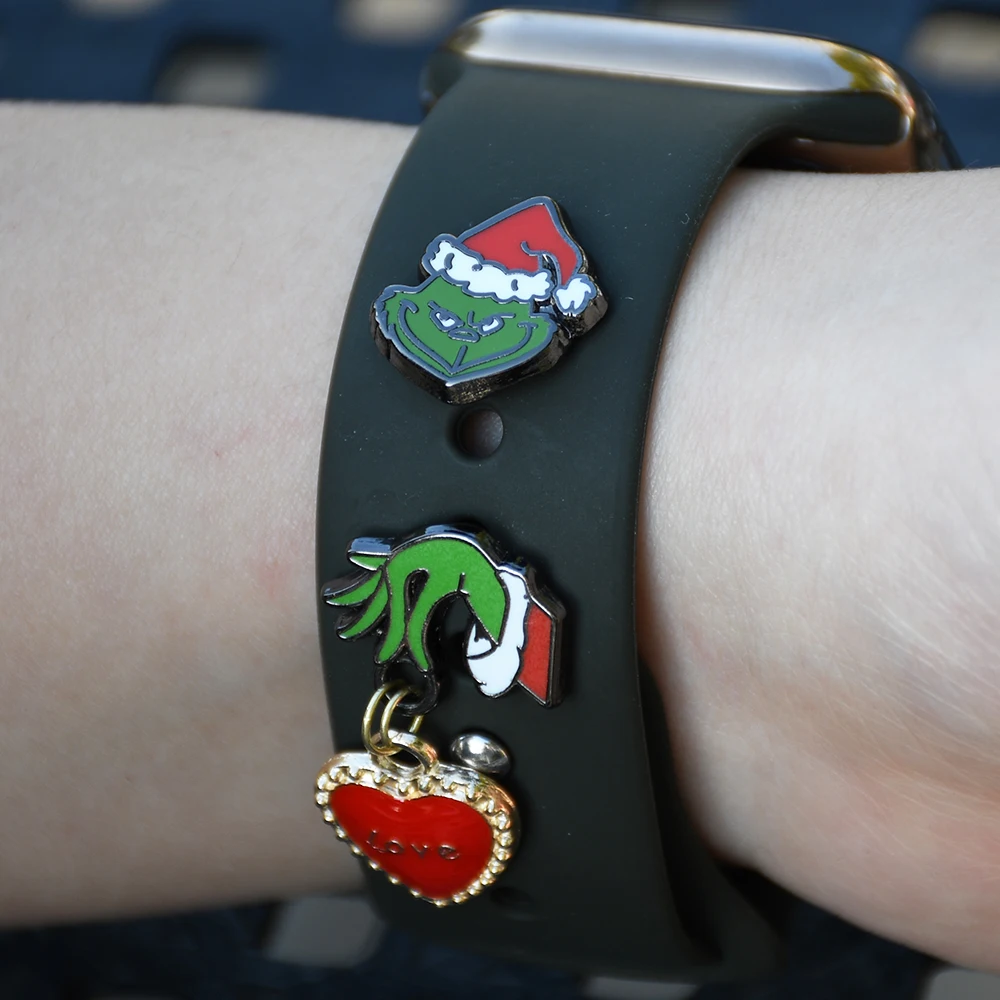  Christmas Watch Bands with Band Charms Decorative