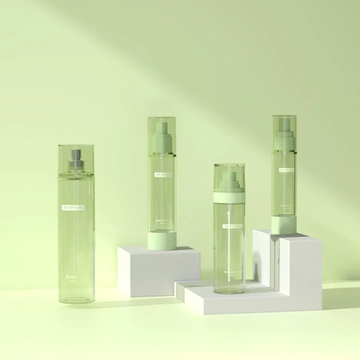 50ml 100ml 150ml 250ml Plastic Perfume Spray Bottle With Aluminum Valve Sprayer