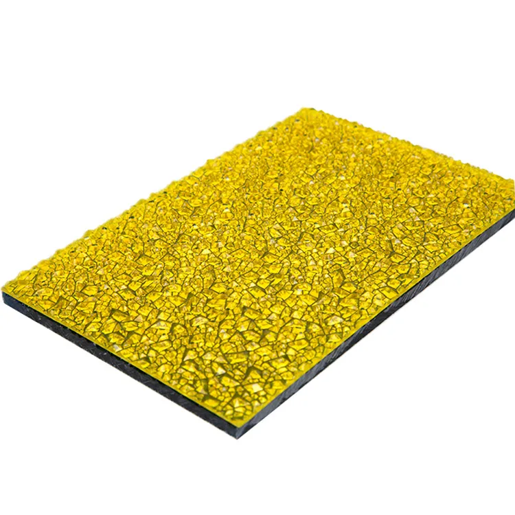 Diamond Polycarbonate Embossd Sheet Decorative PC Polycarbonate Embossed Sheets for Gate