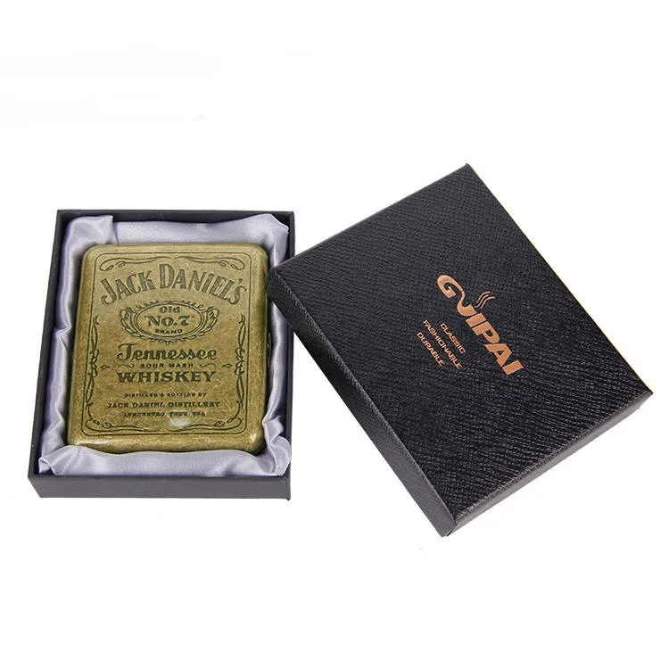 KY Capacity 20pcs Cigarettes Case Retro Embossed Bronze Portable Thickened  Carved Cigarette Box for Men