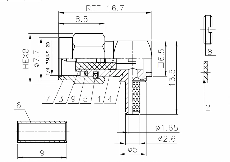 product accept design sma c jw15 connector rf copper gold plated right angle male sma connector for rg316 rg174-4