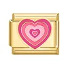 YWXH-98-Golden background gradient heart