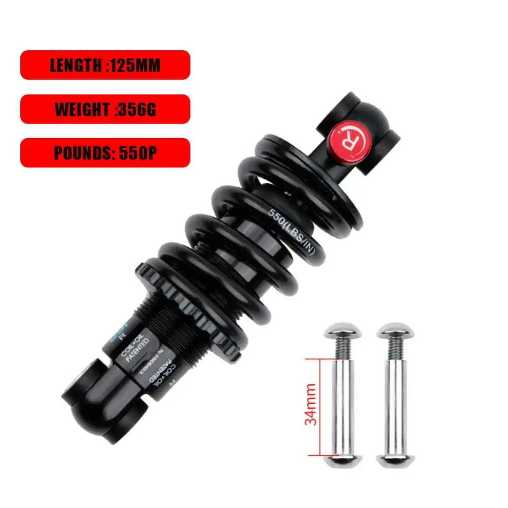 Stoßdämpfer Satz Schwarz 320 Mm – Universell Für Mofa, Mokick, Roller, Mit 5-stufiger Federverstellung