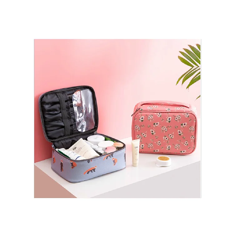 Groothandel hoge kwaliteit Nieuwe ins netto rode make-up tas draagbare draagbare opbergtas;