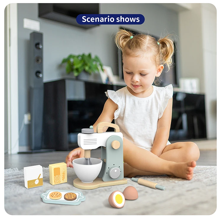 Cooking Wooden Simulation Kitchen Appliances Small Household Appliances Homeplay Toys For