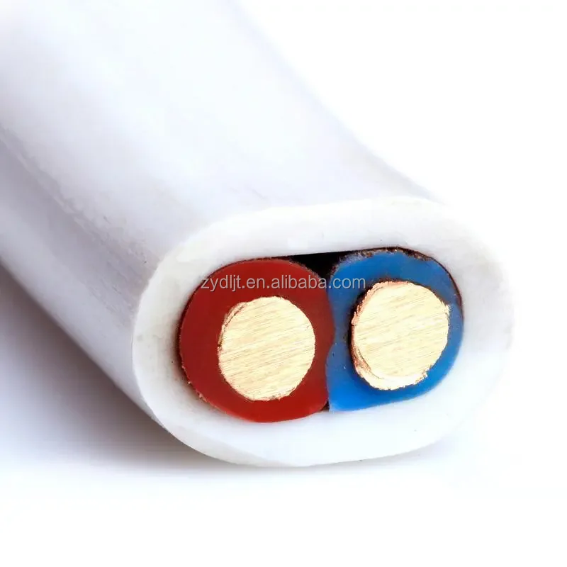 PVC Fio Isolado Bvvb Cabo De Terra Oem F&aacute;brica Pvc 2 3 N&uacute;cleo 0.75mm 1mm 1.5mm 2.5mm 4mm 6mm 10mm isolado fio de cobre el&eacute;trico