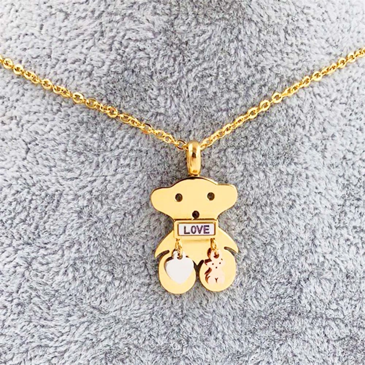 名牌项链金色耳环kalung长款低过敏性新娘budal boucle doreil duty套