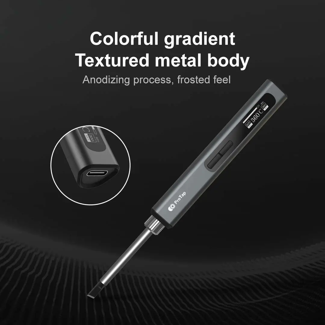 Intelligent Portable Soldering Iron Electric Soldering 65W Temp Control 8s Rapidly Heating up Electronic Welding Kit