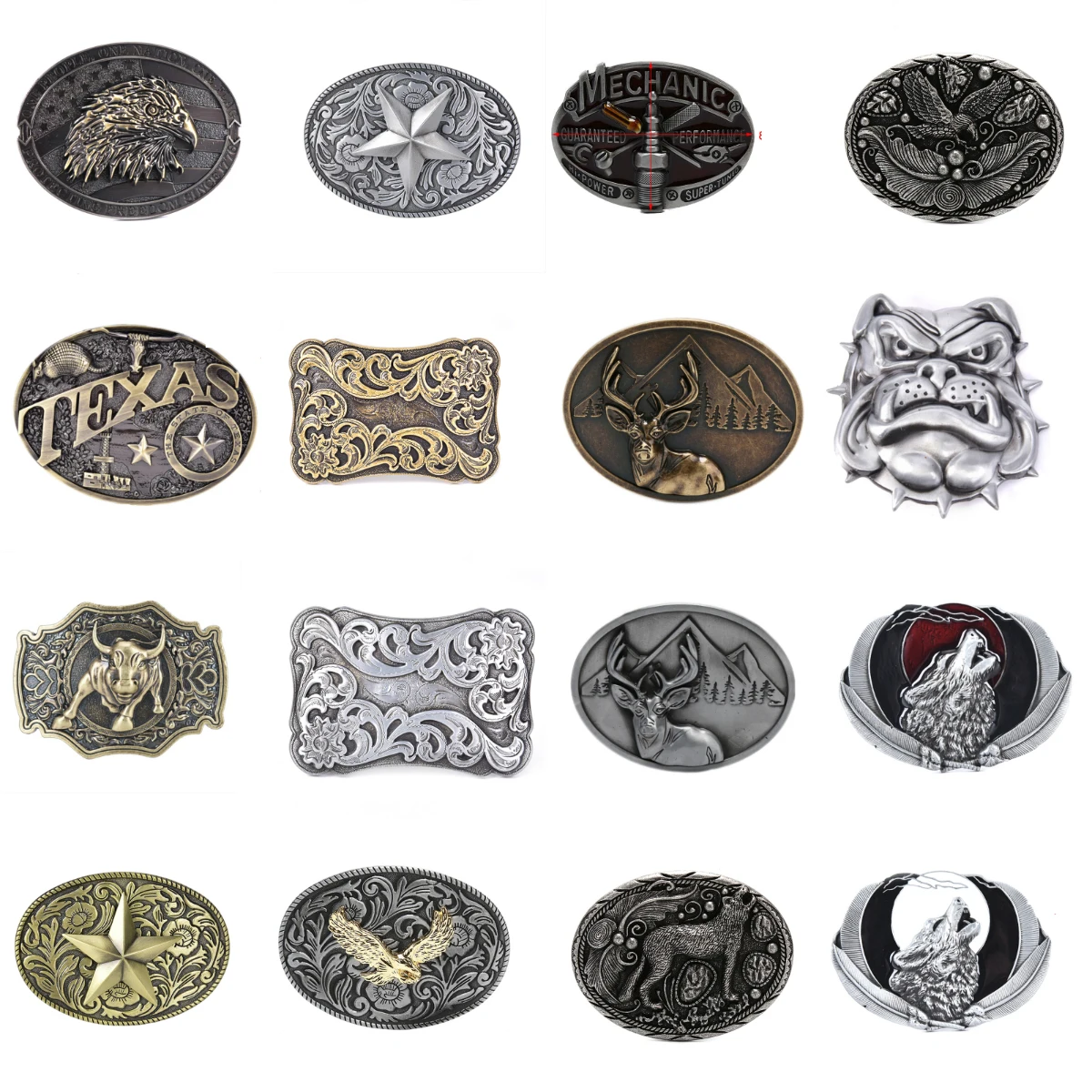 Manufacturer Personalized No Minimum Metal Belt Buckles Antique Plated ...