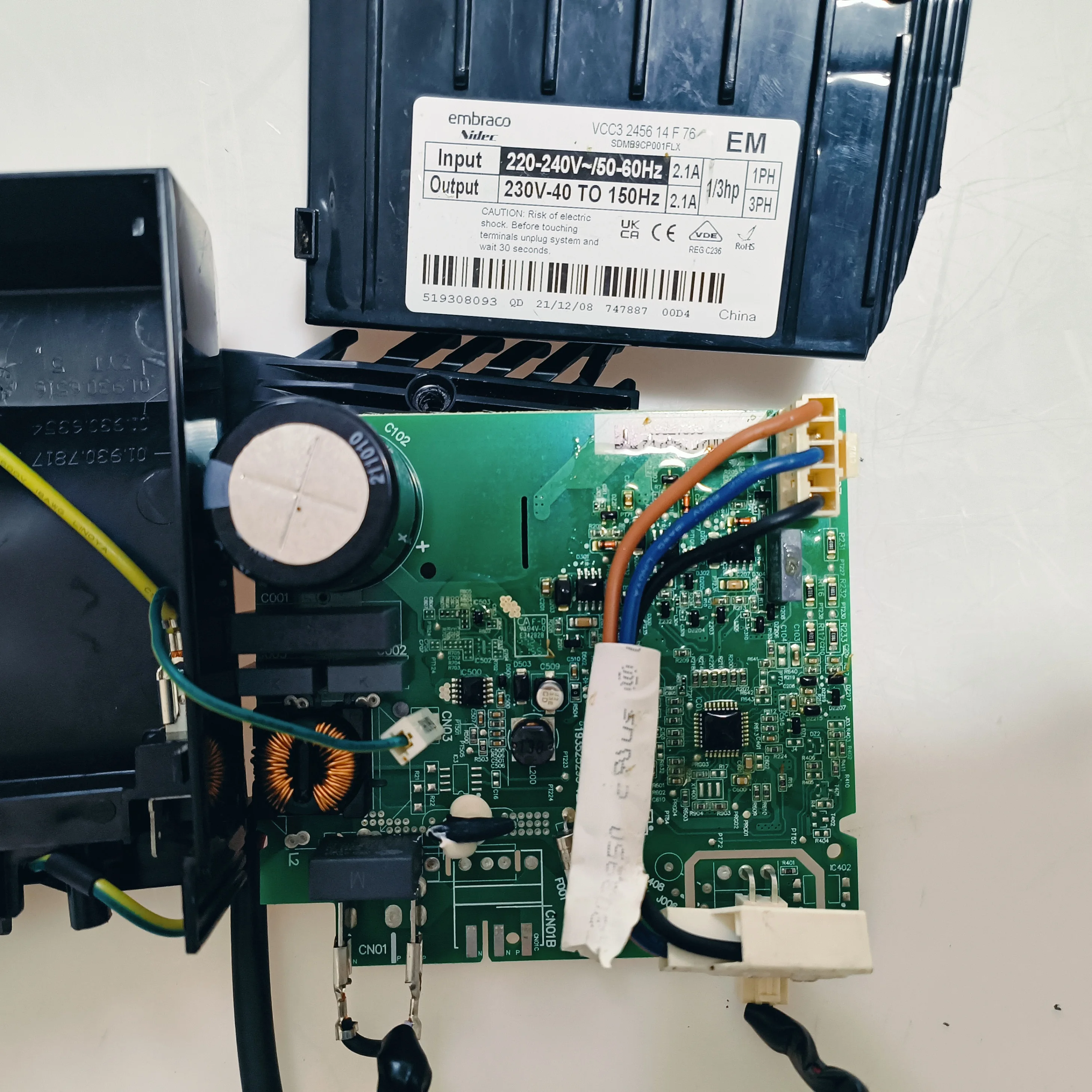 Refrigerator Inverter Board Compressor & Haier Refrigerator Inverter Board Embraco Vcc3 2456
