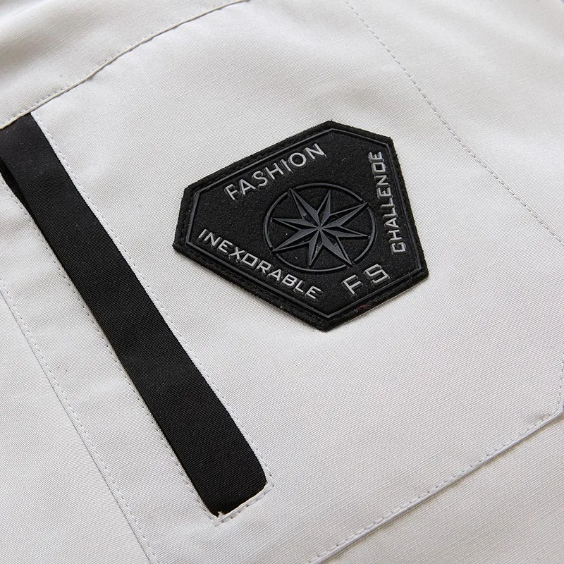 Men's Winter Parka Jacket With Stand Collar And Duck Down Filling_voghion.com