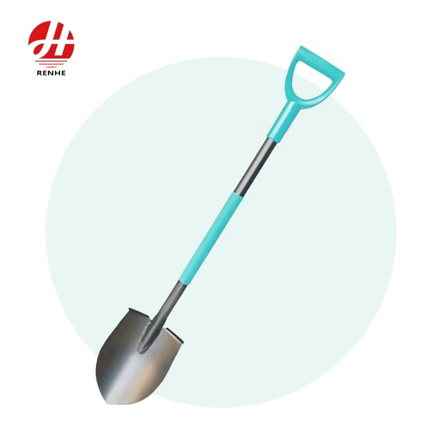 Wholesale 50MN  Multi-function  Custom Outdoor Tools Portable Metal Camping Garden  Shovel with Plastic Handle