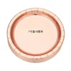 Rose gold 7inch paper plates 25 pieces