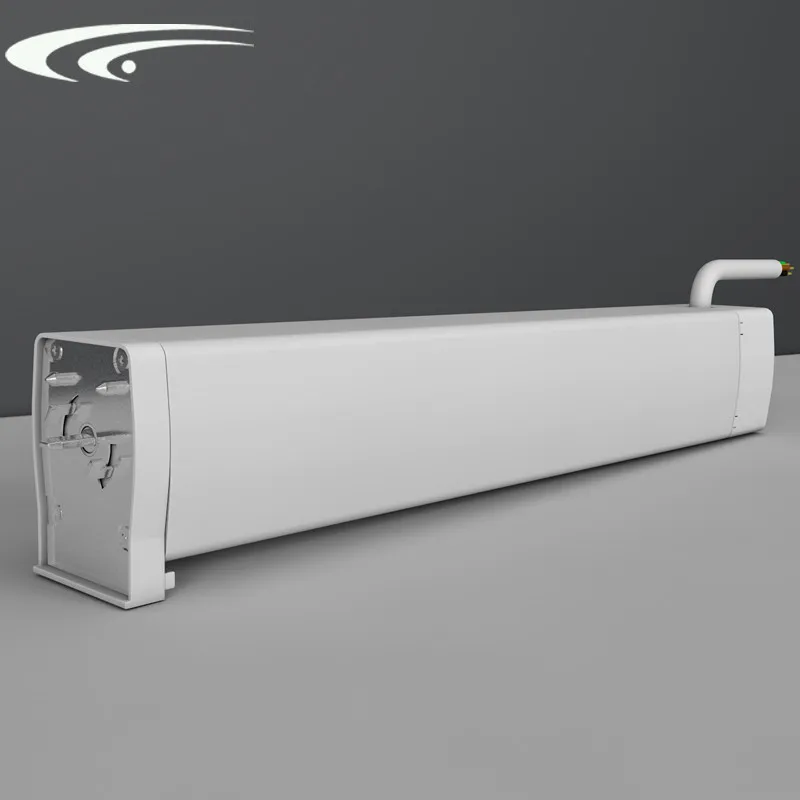Smart Home Motorized Curtain Track Customized Electric Ripple Fold Curtain Track