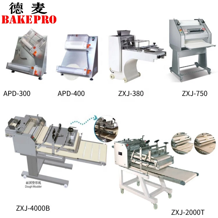 Bake Pro APD-400 Commercial Round Dough Moulder Baking Machine 16" Pizza Dough Roller of Bakery Equipment Pizza Dough Moulder