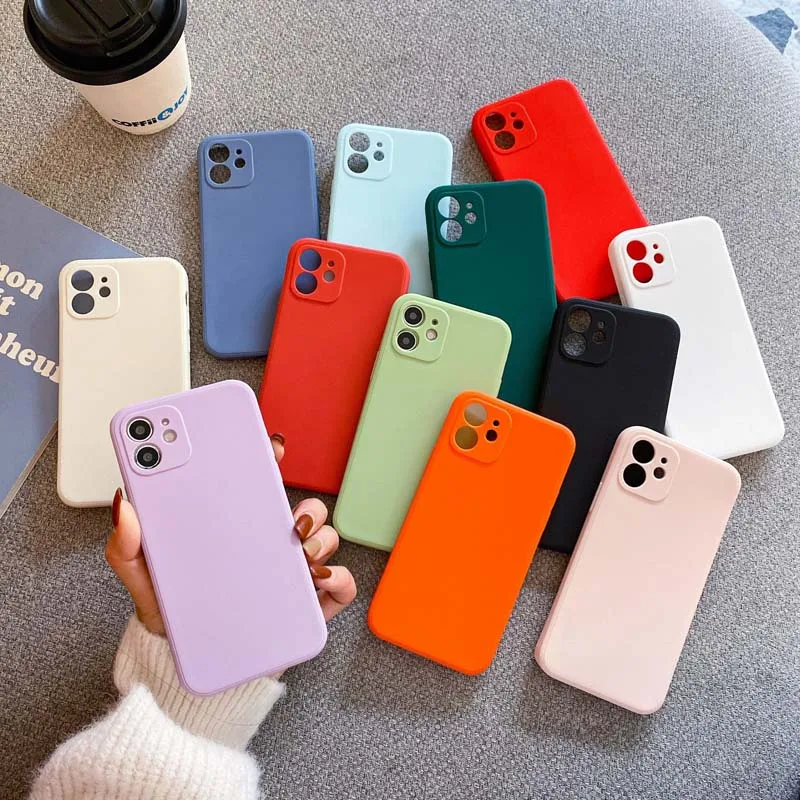 Factory Price Straight Edges Soft TPU Lens Protective Microfiber