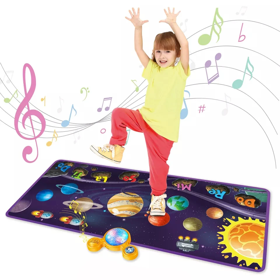 Multi-functional Electronic Toys and Early Education Musical Dance Baby Mats Rugs for Kids