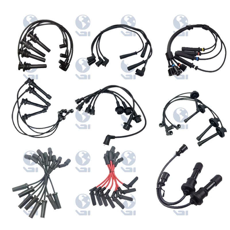 Car Engine Part Spark Plug Wires for Mitsubishi 4G64  MD975309 MD361714
