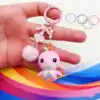 Happy Pom-Pom Keychain