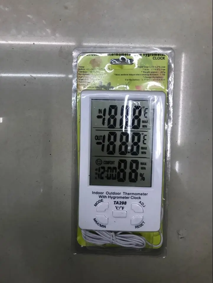 Schiefer-Effekt Garten Wanduhr & Thermometer Un Produktbild-Vorschau 3