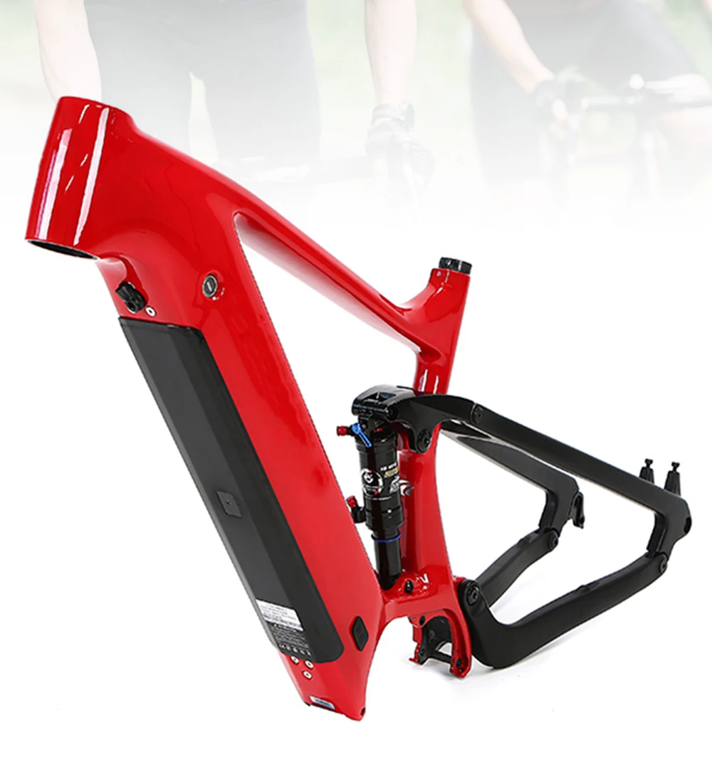 29/27.5*17 Inch E Mountain Bike Highstrength Carbon Fiber Frame With