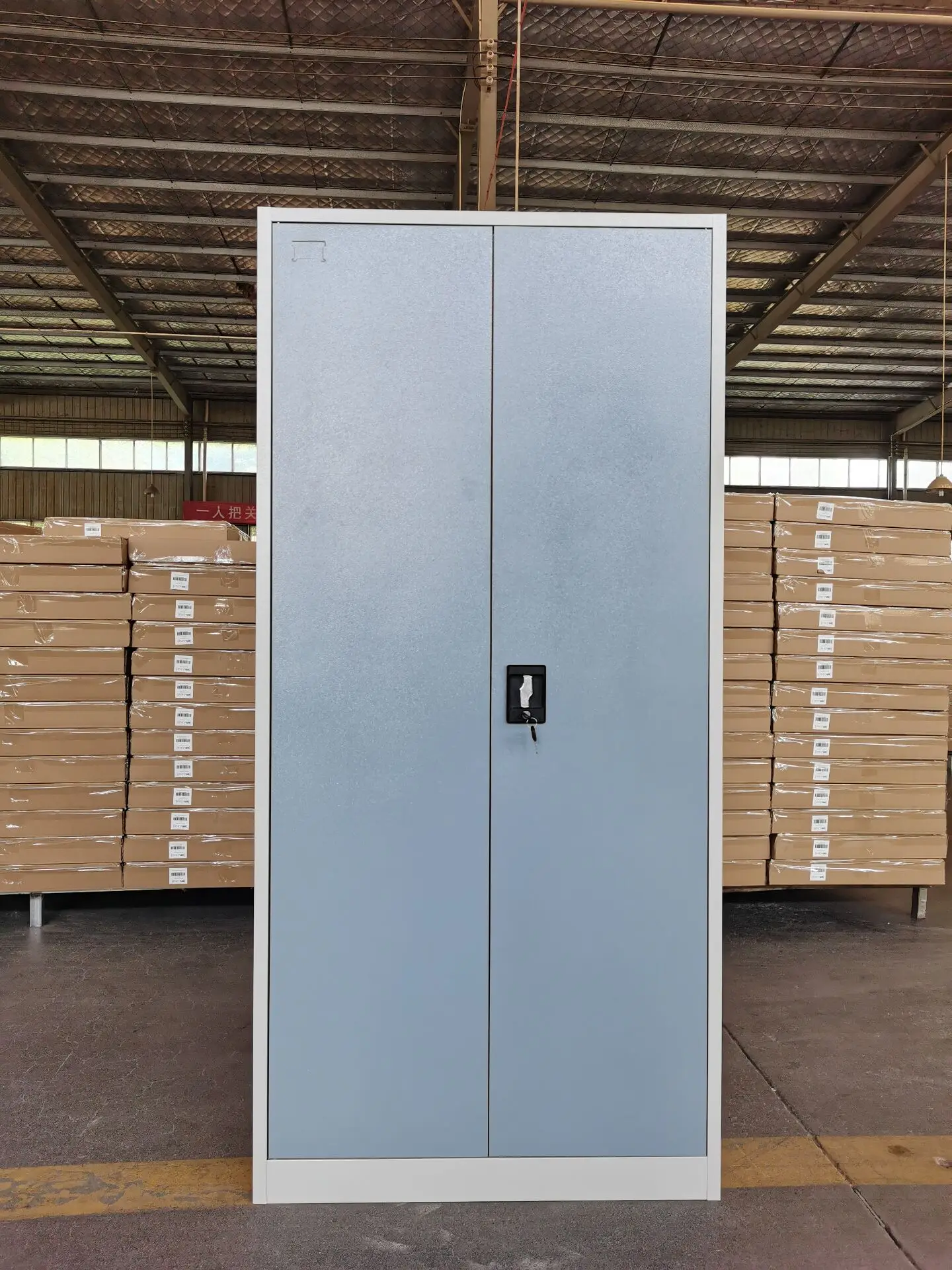 BAS-008 распашная дверь железные шкафы стальной офисный шкаф для хранения со стеклянными