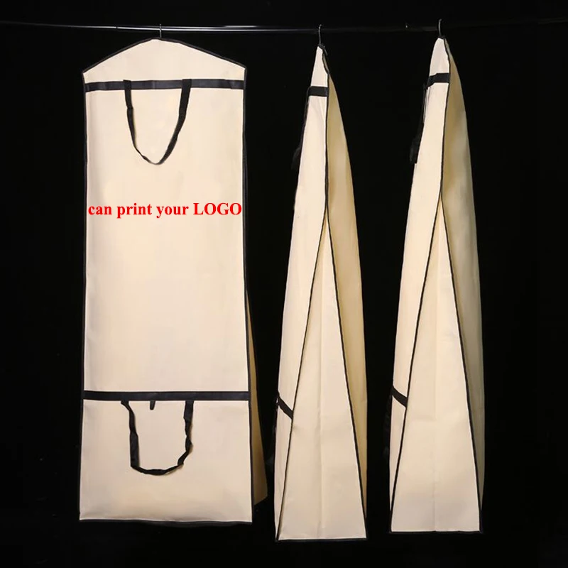 Customized Logo Eco Friendly Clothes Suit Garment Bag For Wedding Dresses