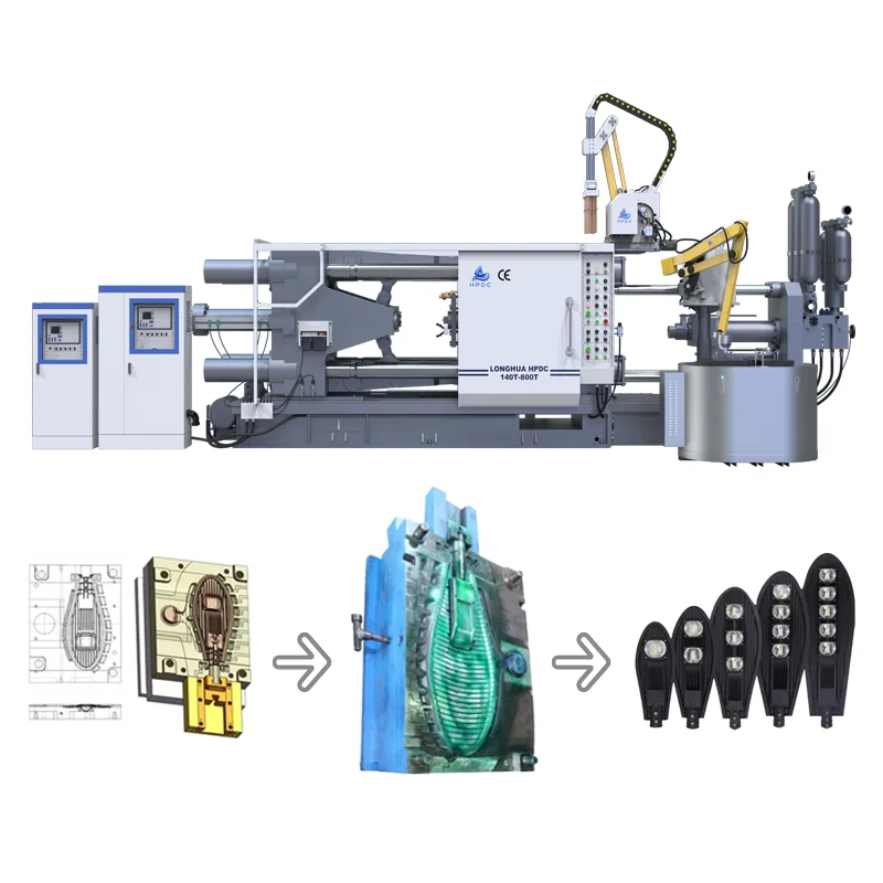Aluminium Die Casting Machine for Making LED Street Lamp Shell