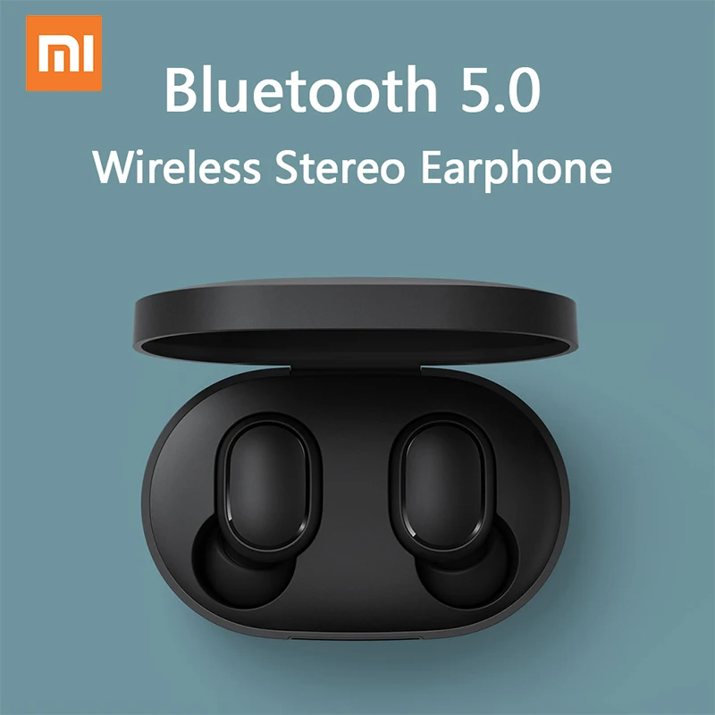 
Беспроводные наушники Xiaomi Mi True Basic 2 с беспроводной зарядкой TWS Redmi Airdots 2 в ухо стерео бас Xiaomi наушники 