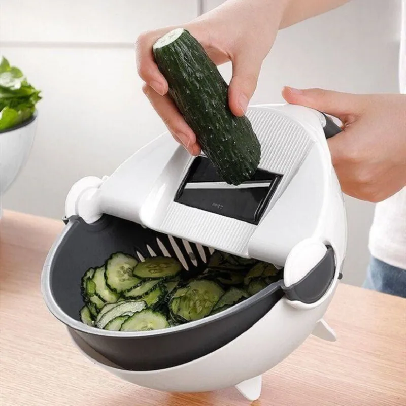 Овощерезка со сменными ножами и емкостью для салата bowl grater