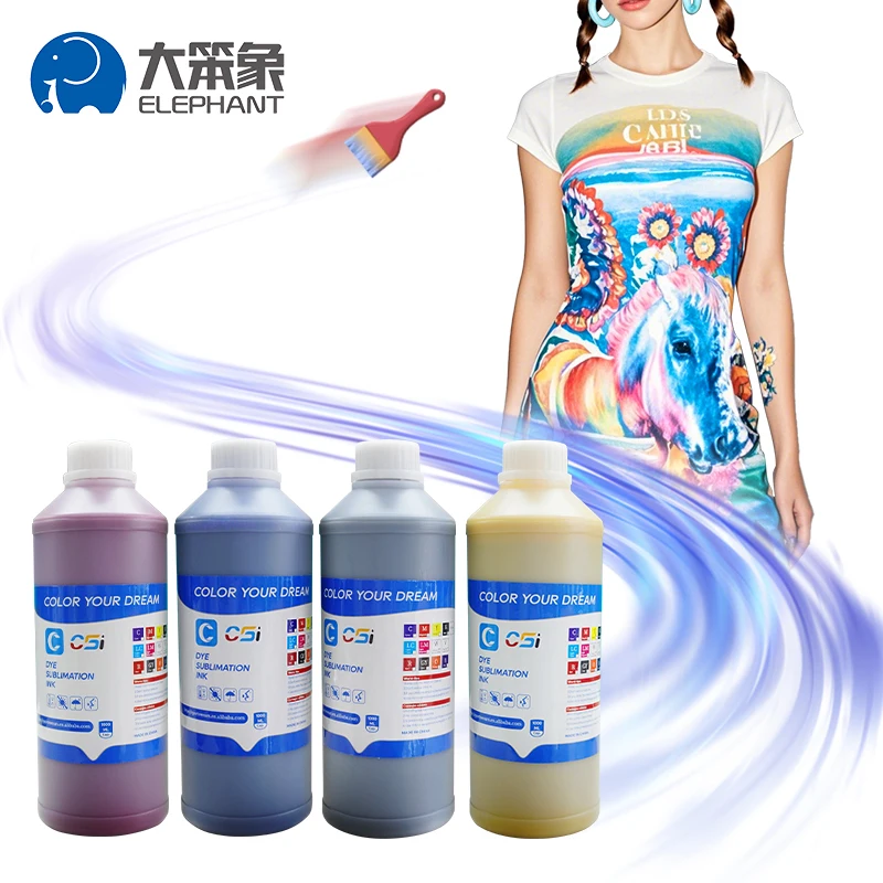 Sublimation Ink CMYK Color F6070 F6200 F6270 F7200 F7270 High Transfer Rate