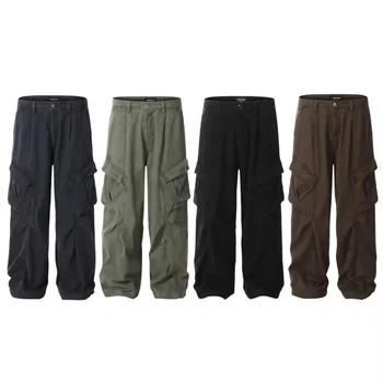 Men's Casual Pants Lightweight Hiking Running Sweatpants Quick Dry Outdoor Athletic Zipper Pockets