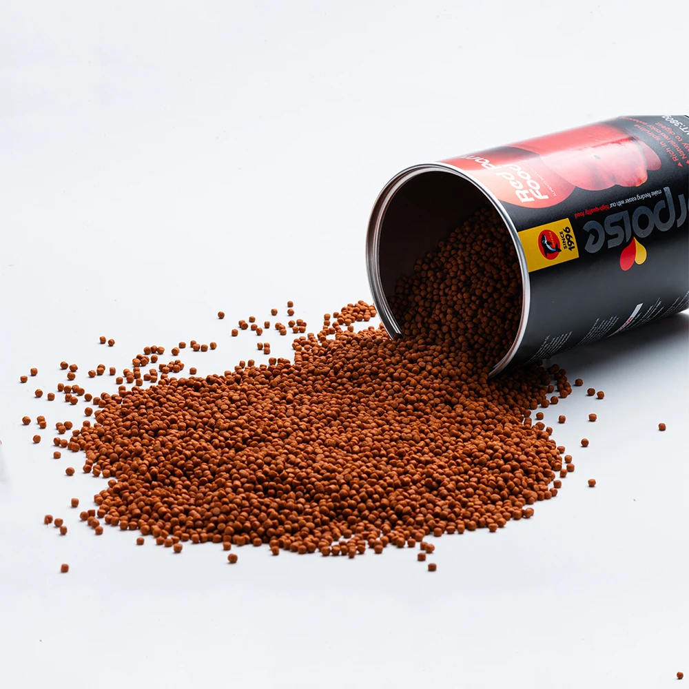 High Protein Natural Red Parrot Fish Food Rich in Astaxanthin Protein and Fish Meal for Pet Growth Promotion