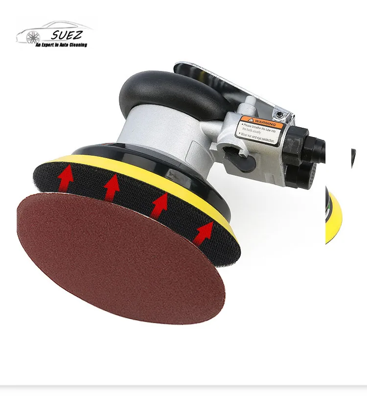 SUEZ 5-дюймовый 6-дюймовый небольшие ручные промышленный высокоскоростной автомобильные сухие пневматические нержавеющая сталь металл полируя машина