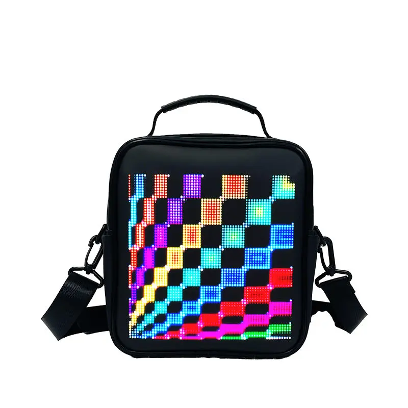 Men Women Walking Messenger Led Bags  Wireless Connect Display Personalized Screen Shoulder Back Pack LED