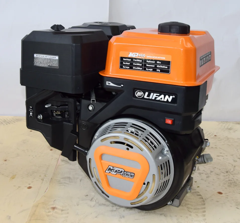 Lifan 15 Hp Petrol Small Engine With Propeller 420Cc Gasoline Petrol Engine