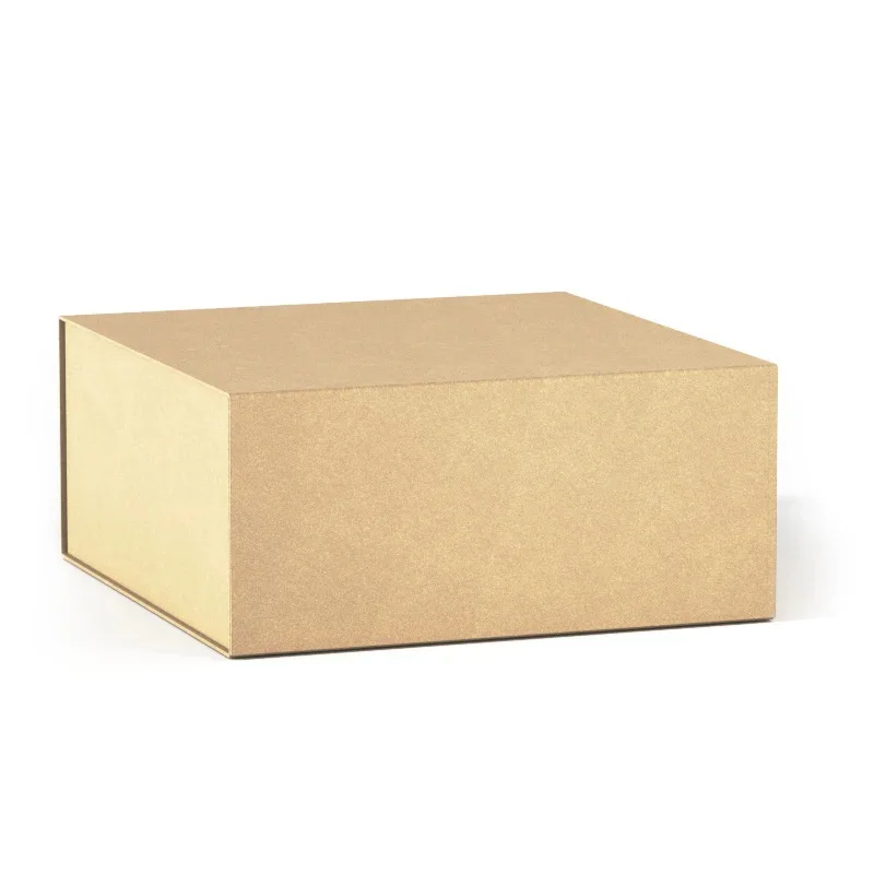 Wholesales Packaging Box Hard Rigid Cardboard Clothing Wigs Black Collapsible Rigid Magnetic Gift Box Gift Box supplier