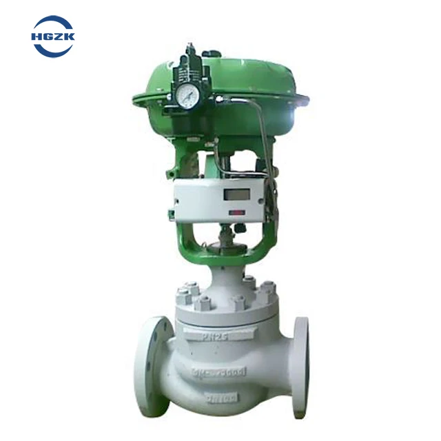 Pneumatic Industrial Control Valve signal 4-20 MA Pressure Reducing Valve with Positioner Motorized Actuated Regulating Valves