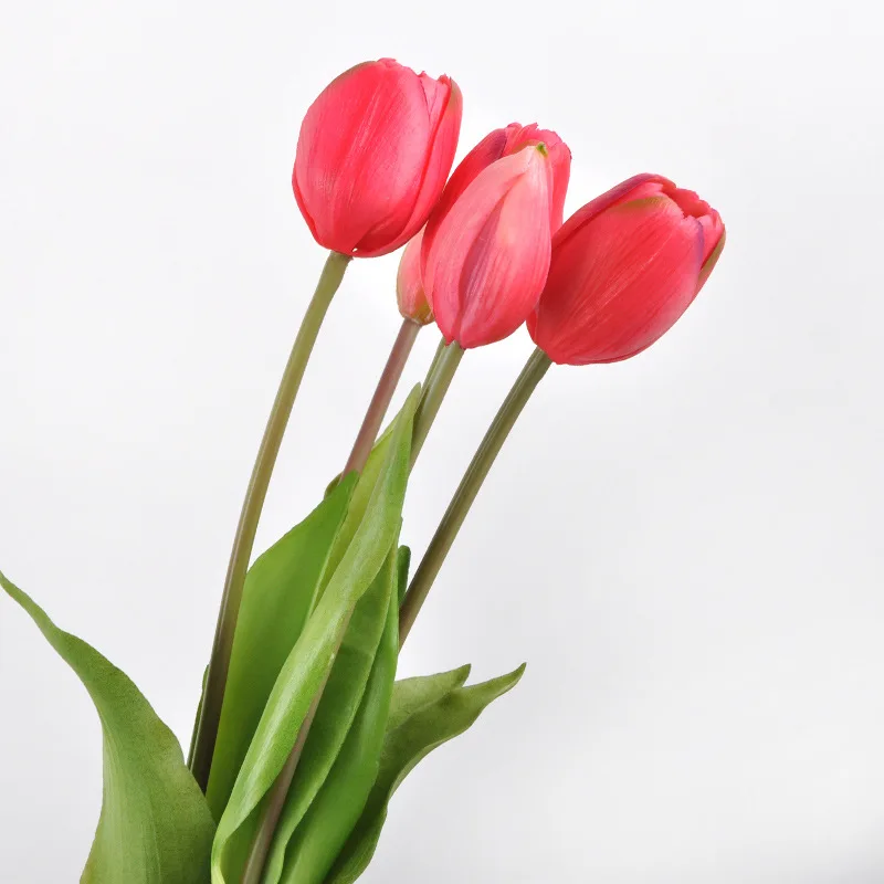 H-100 Knstliche Tulpen aus PU, groe knstliche Tulpen aus Gummi|  Alibaba.com