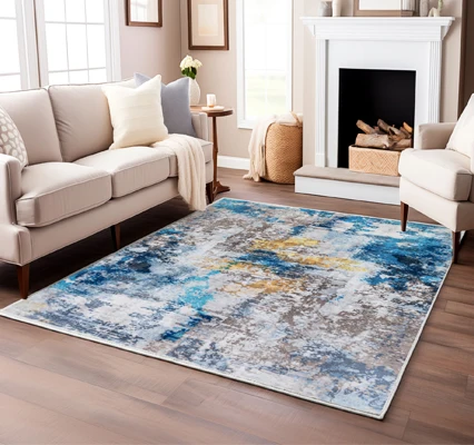 High quality custom printed photo carpet boho area rug washable for kitchen carpets