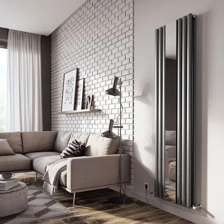 Avonflow OEM Designer Radiator Room Vertical Line Radiator with Mirror Painting Surface Heating Radiator