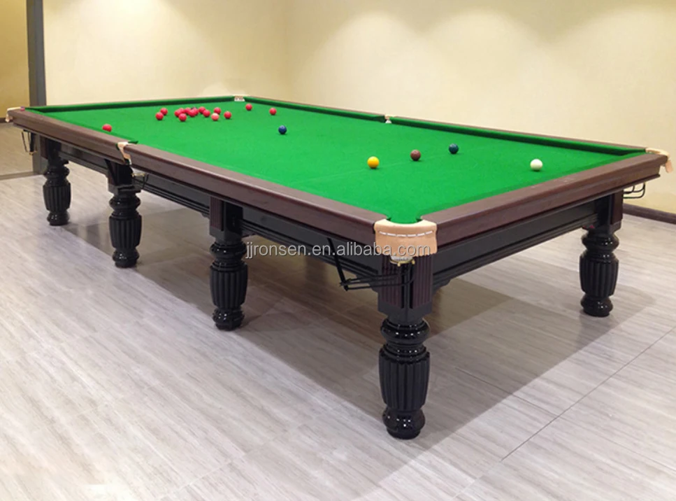 World Standard Size Cheap Price 12ft Slates Base Steel Cushion Game Snooker Table With Cloth