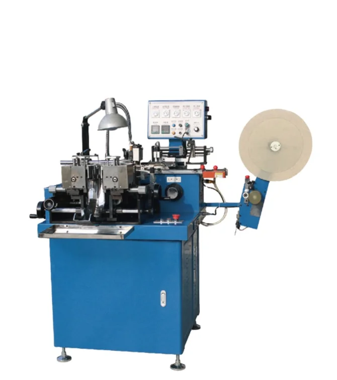 Numerical controlled ultrasonic printed label cutting and folding  machine