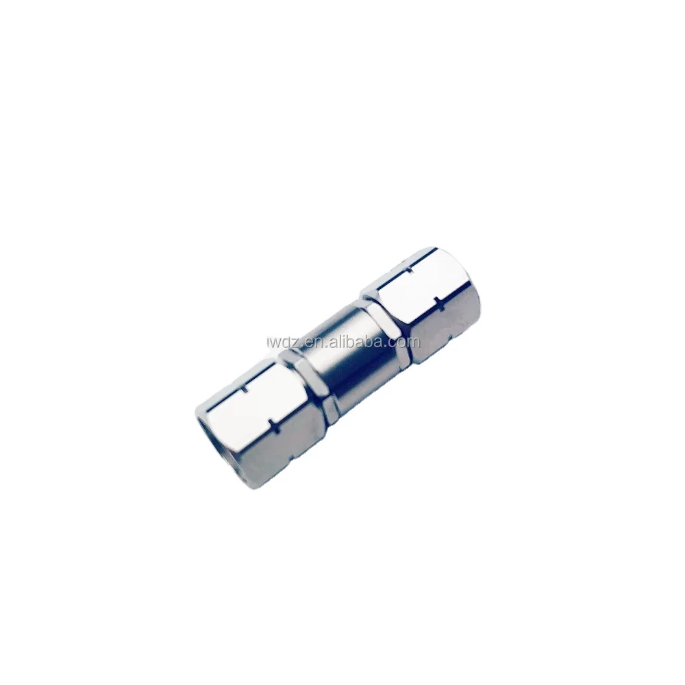 high-frequency millimeter-wave rf coaxial adapter 2.4 male to 2.4 male SUS303 DC - 50 GHZ VSWR1.2